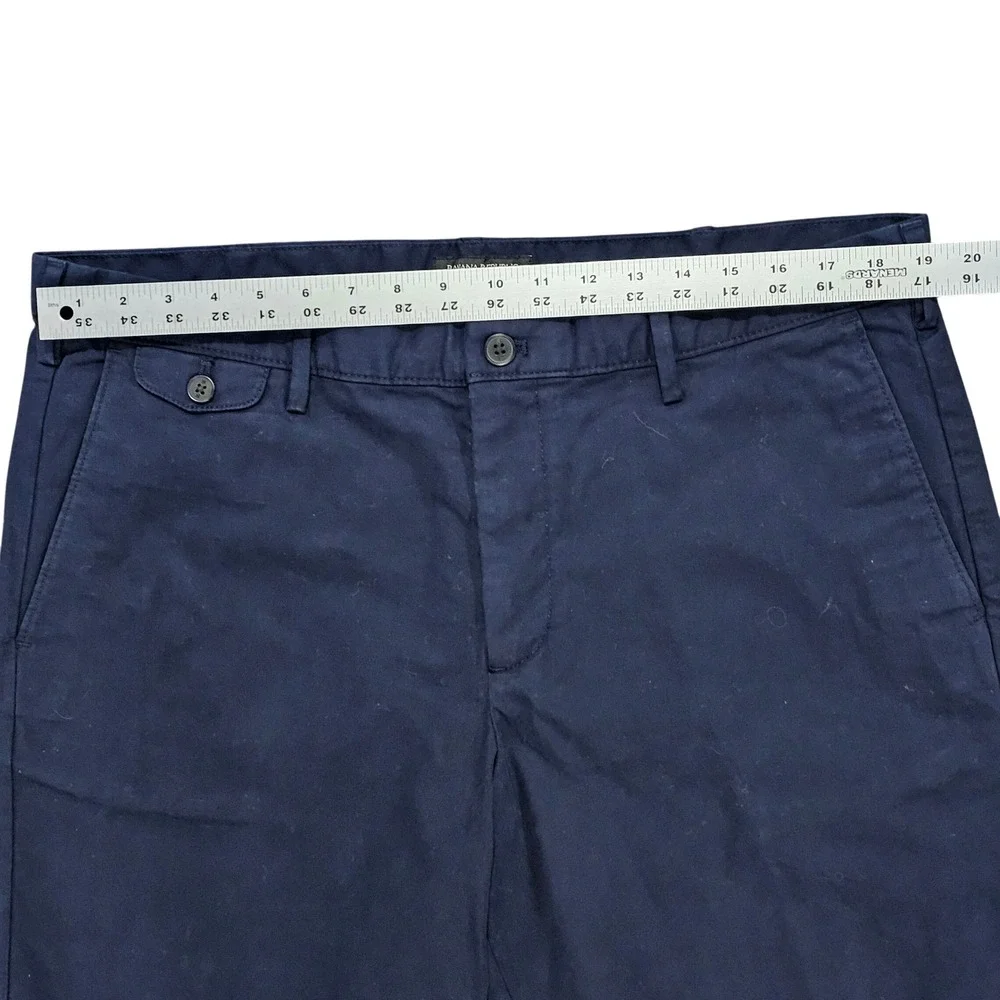 Banana Republic Shorts Mens‎ 38 Navy Lived-In Short Chino Twill Cotton Casual 9